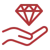 icons8 diamond care 100