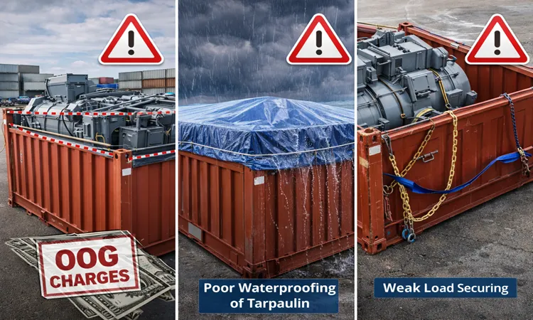 کانتینر Open Top چيست؟ راهنمای انتخاب و بارگيری مرحله ای برای بارهای بلند و سنگين 5 اشتباهات رايج کاربران و شرکت ها در استفاده از Open Top | پیمان کانتین
