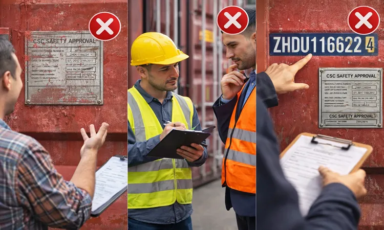 پلاک CSC کانتینر چیست؟ (راهنمای خواندن پلاک و چک لیست خرید بدون ریسک) 5 اشتباهات رایج هنگام خرید کانتینر دست دوم | پیمان کانتین