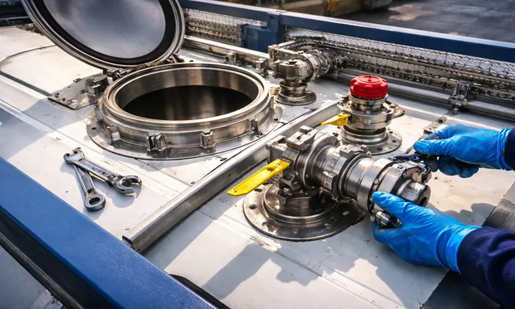 تانک کانتینر چيست؟ راهنمای انتخاب، ايمنی و خريد/اجاره برای حمل مايعات 2 ولوها، منهول، و قطعاتی که بيشتر خراب می شوند | پیمان کانتین