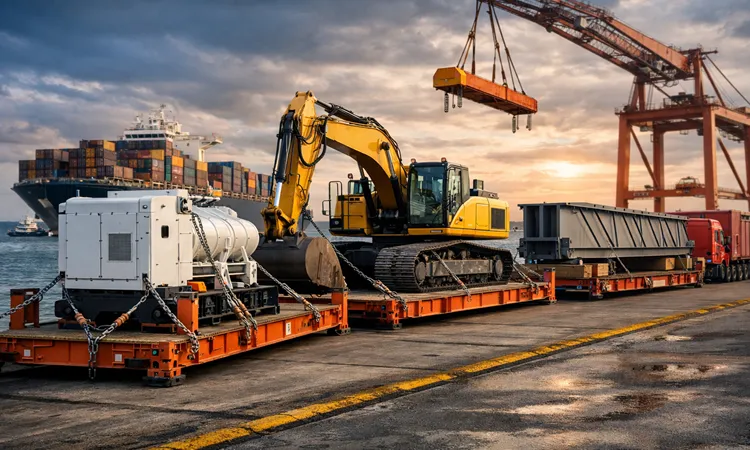 کانتینر Flat Rack چيست؟ راهنمای انتخاب، مهاربندی و حمل بارهای فوق سنگين و عريض | پیمان کانتین