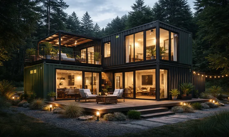 تبدیل کانتینر به خانه مسکونی استاندارد + راهنمای کامل طراحی و اجرا | پیمان کانتین