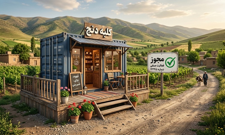 مجوز کانکس برای کسب و کار روستایی؛ قوانین و شرایط نصب | پیمان کانتین