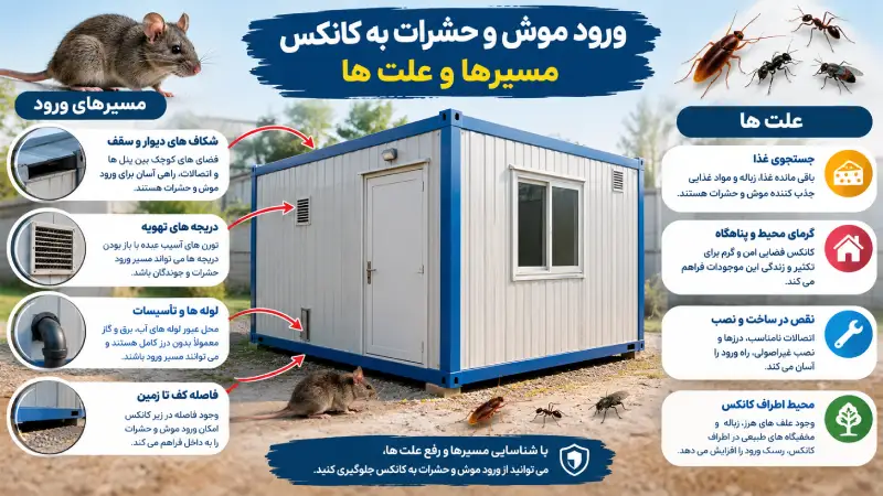 ارتفاع کانکس از زمین چقدر باید باشد؟ 2 ارتفاع کانکس از زمین